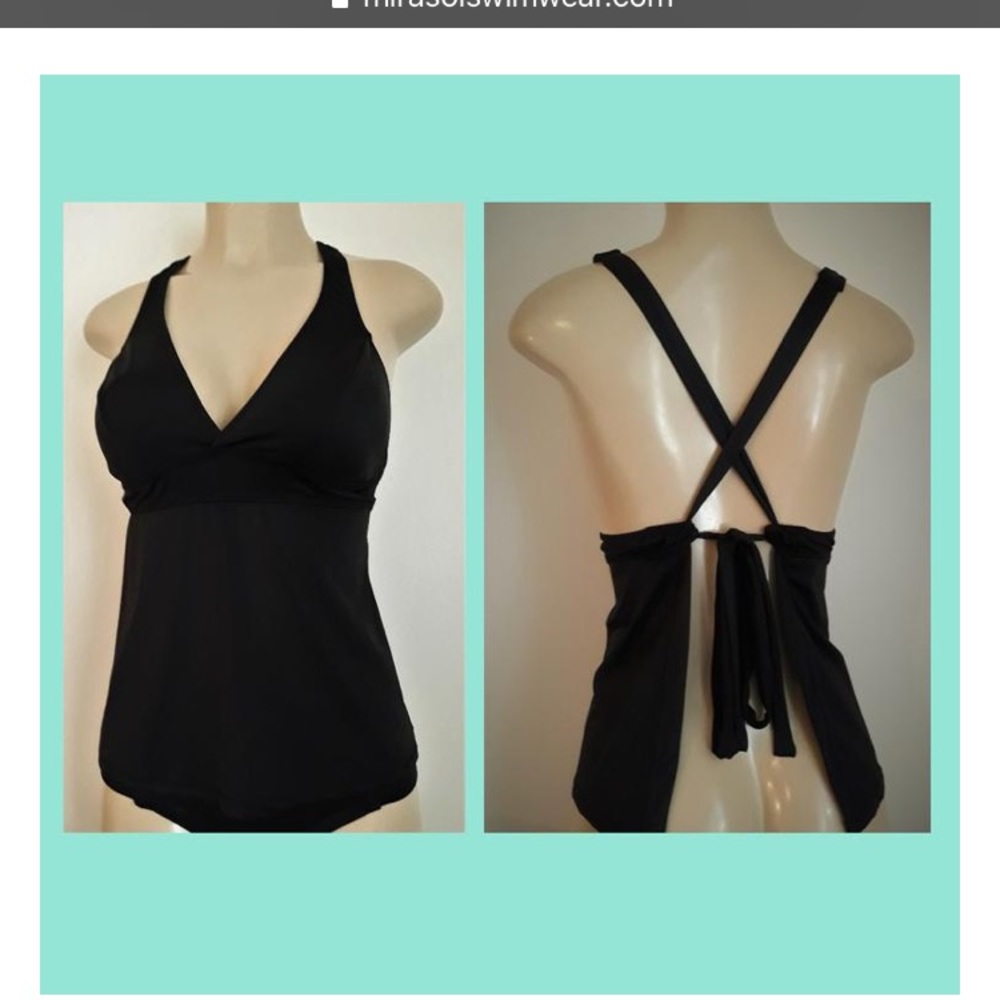 Purple Apron Back Tankini DDD